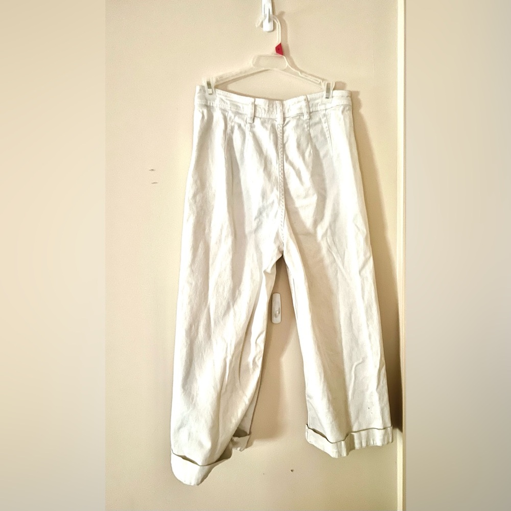 Free People White Wide-Leg Jeans - Picture 8 of 8